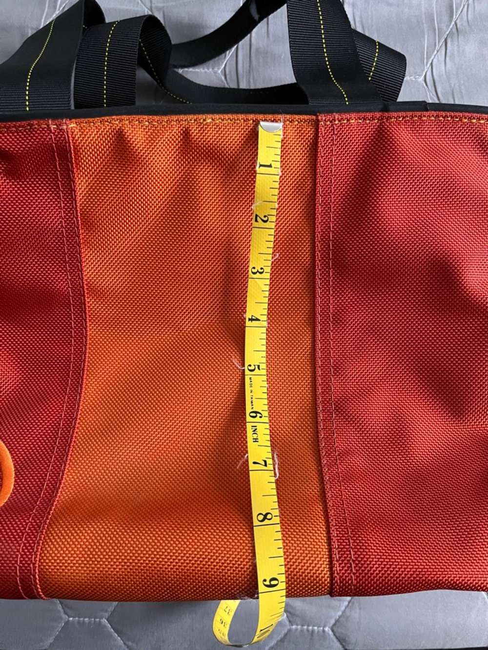 Timbuk2 Cargo Tote, orange, zipper top - Picture 11 of 11
